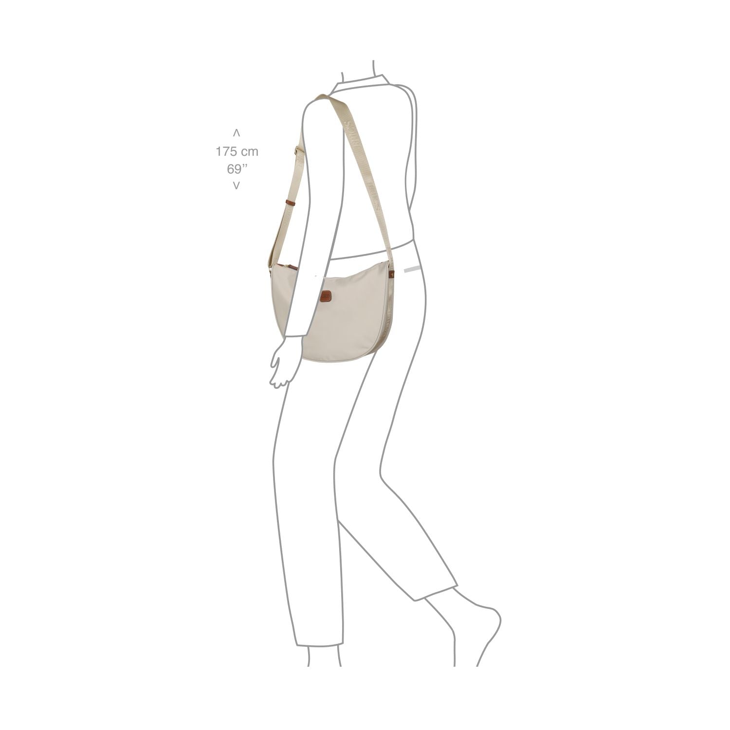 BRIC'S X-Bag Half Moon Bag - Medium