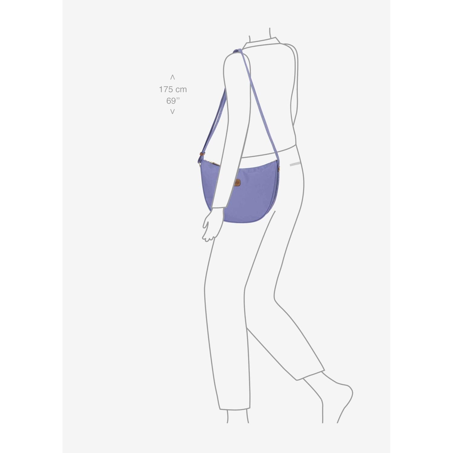 BRIC'S X-Bag Half Moon Bag - Medium