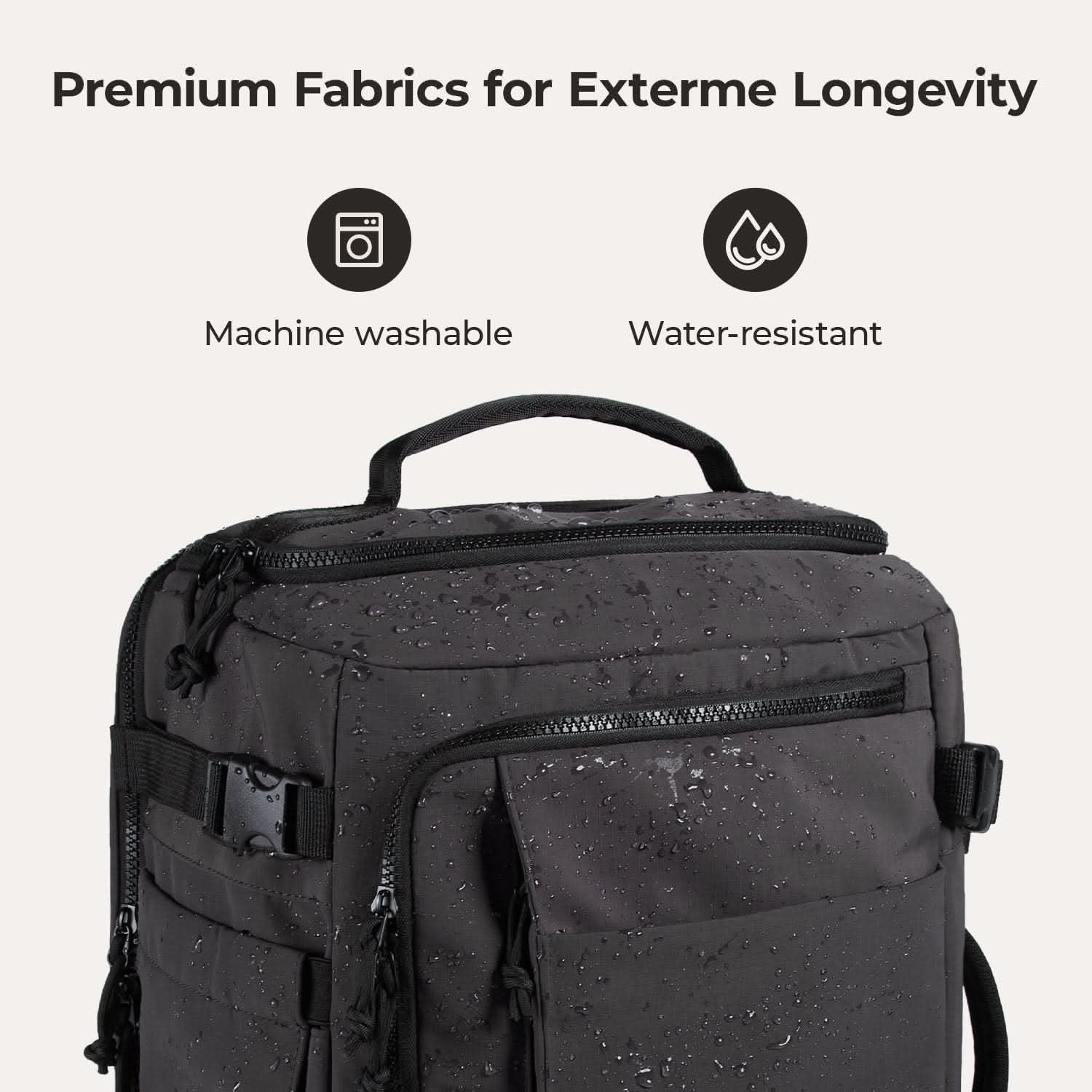Bagsmart Blast Quick Access Carry On Travel Backpack Extended 38L