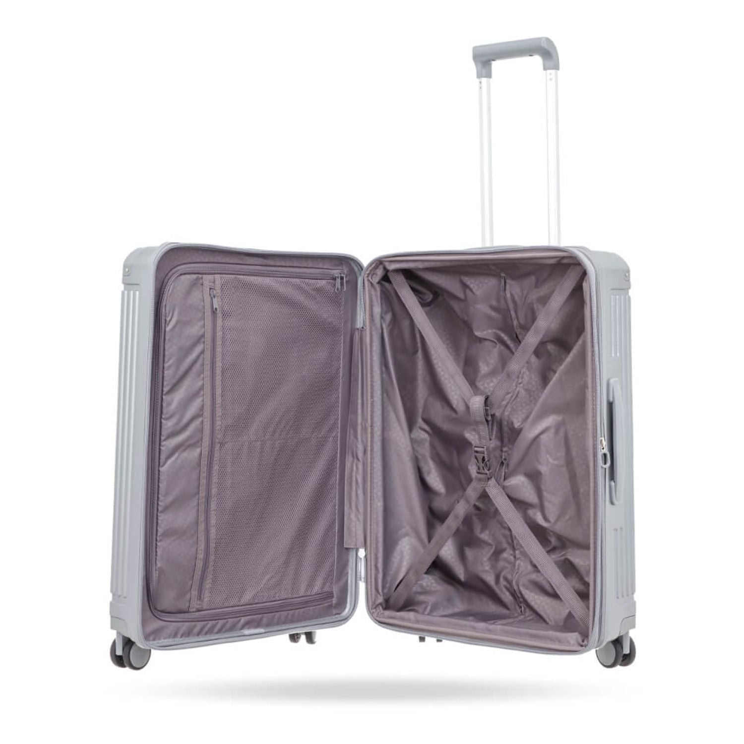 Conwood PC158SA Polycarbonate 24" Medium Luggage Anti-Theft Zip - Black