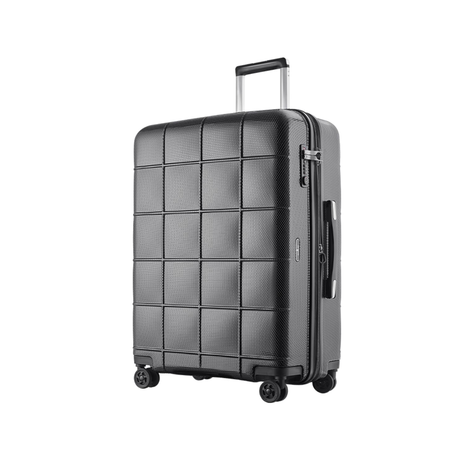 Echolac Square Pro 28" Upright Large Luggage with Super Silent Spinner Wheels | Hard Case Luggage, Large Size Luggage, Luggage | Echolac-2