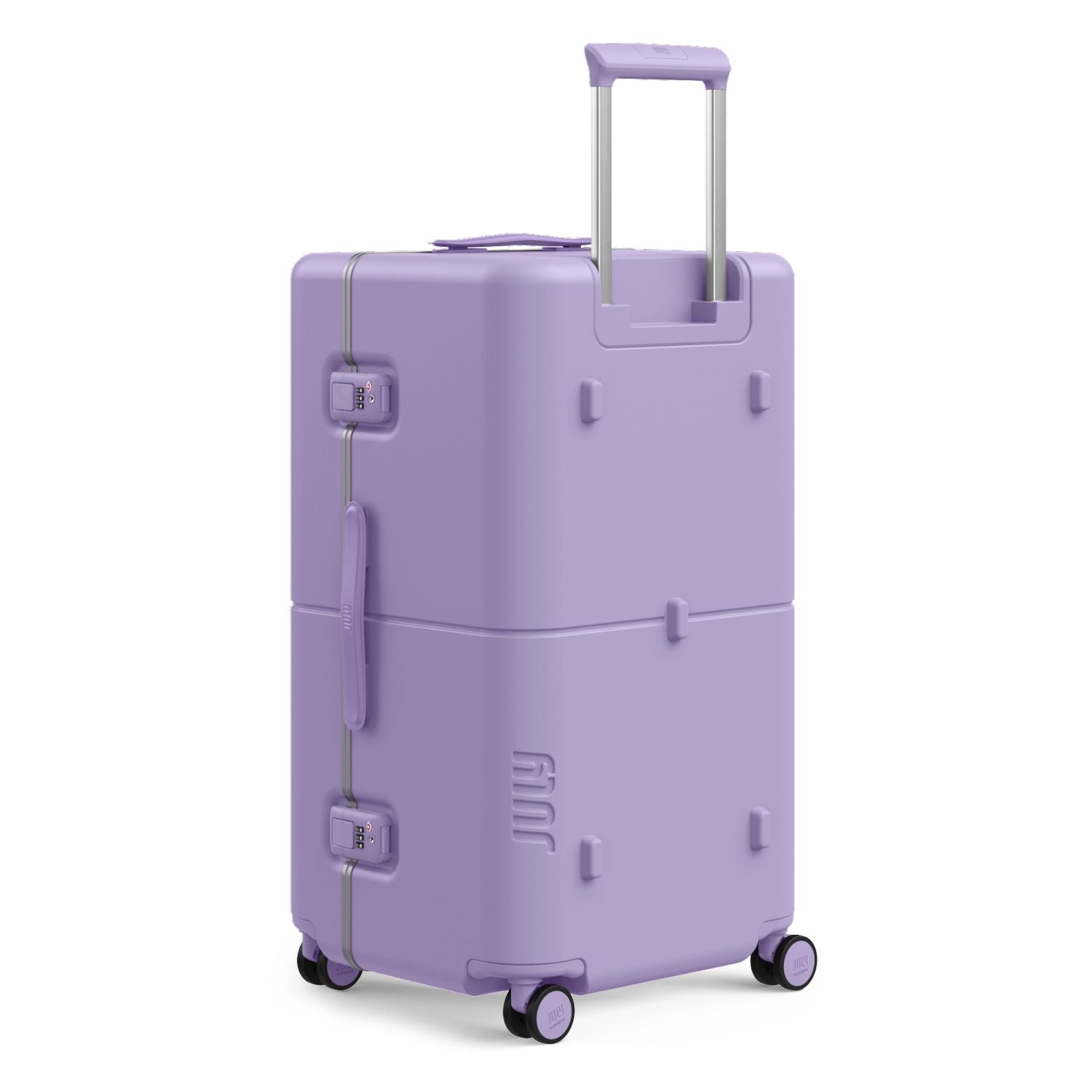 July Checked Trunk Polycarbonate Frame 28" Luggage