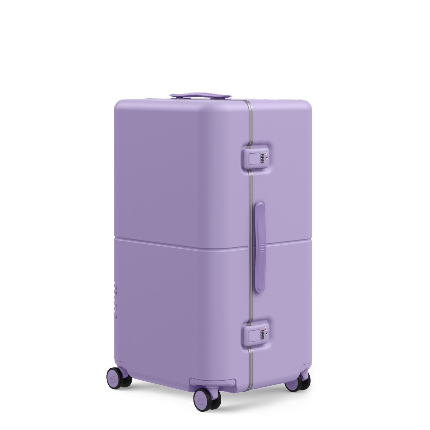 July Checked Trunk Polycarbonate Frame 28" Luggage