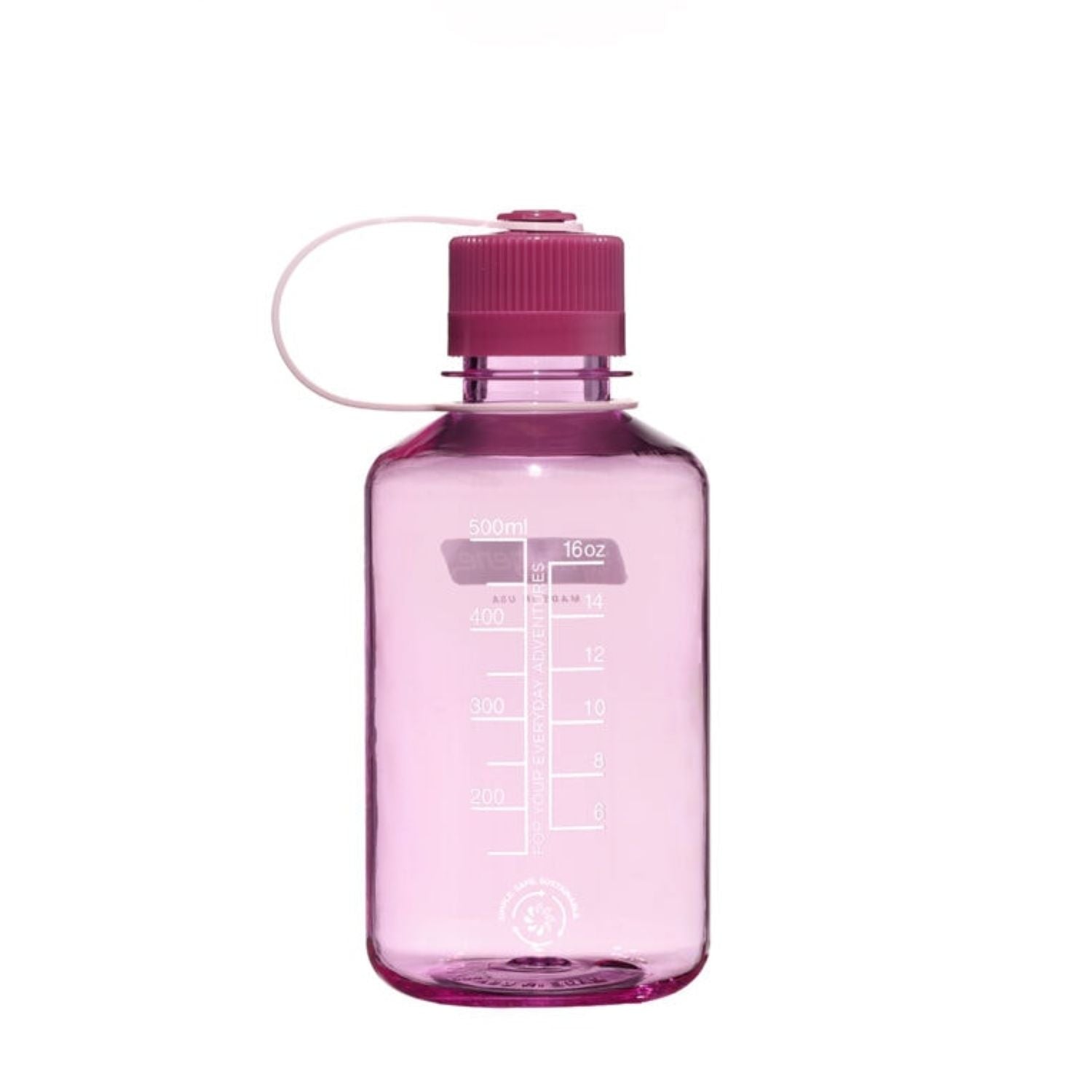 Nalgene 16oz Narrow Mouth Water Bottle (Plain) (SA)