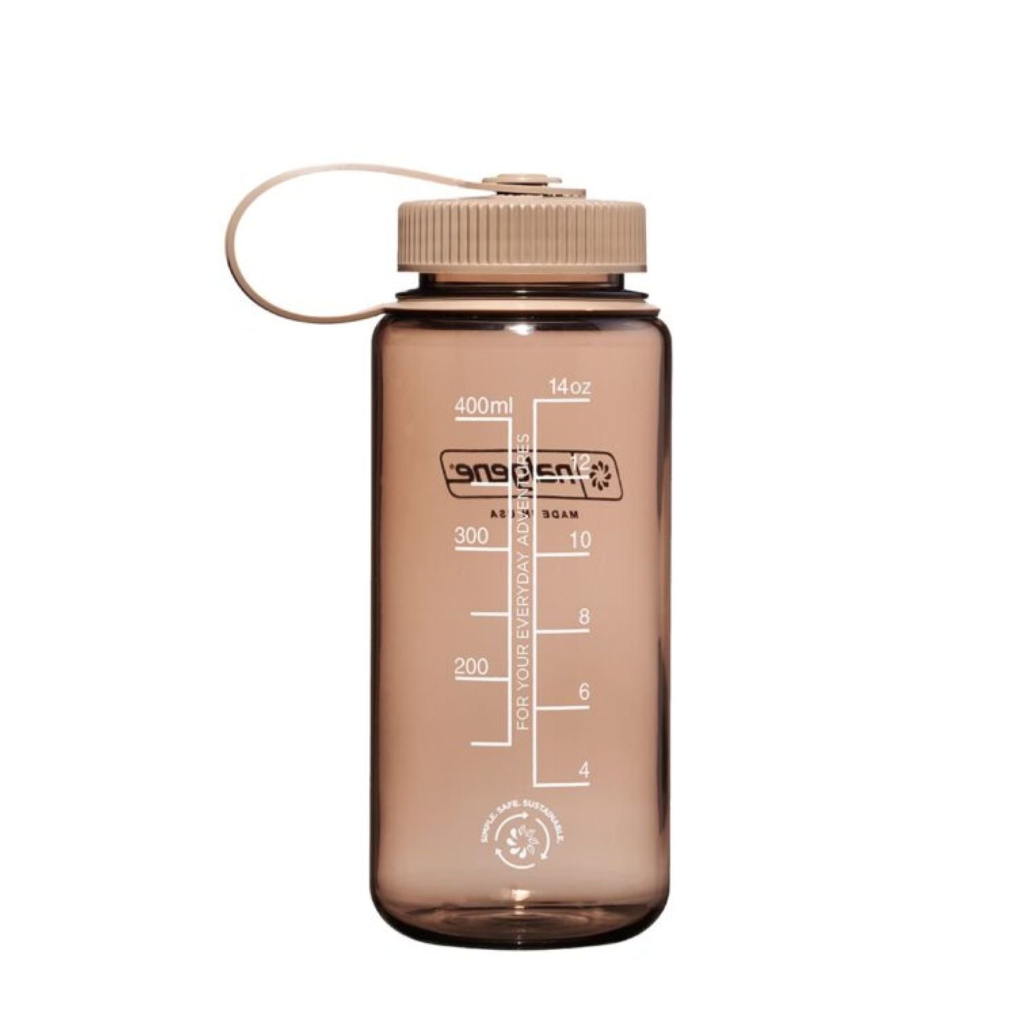 Nalgene 16oz Wide Mouth Sustain Water Bottle (Monochrome) | Gifts & Lifestyle, Non-insulated Water Bottles, Travel Accessories, Water Bottles | Nalgene Water Bottles-17