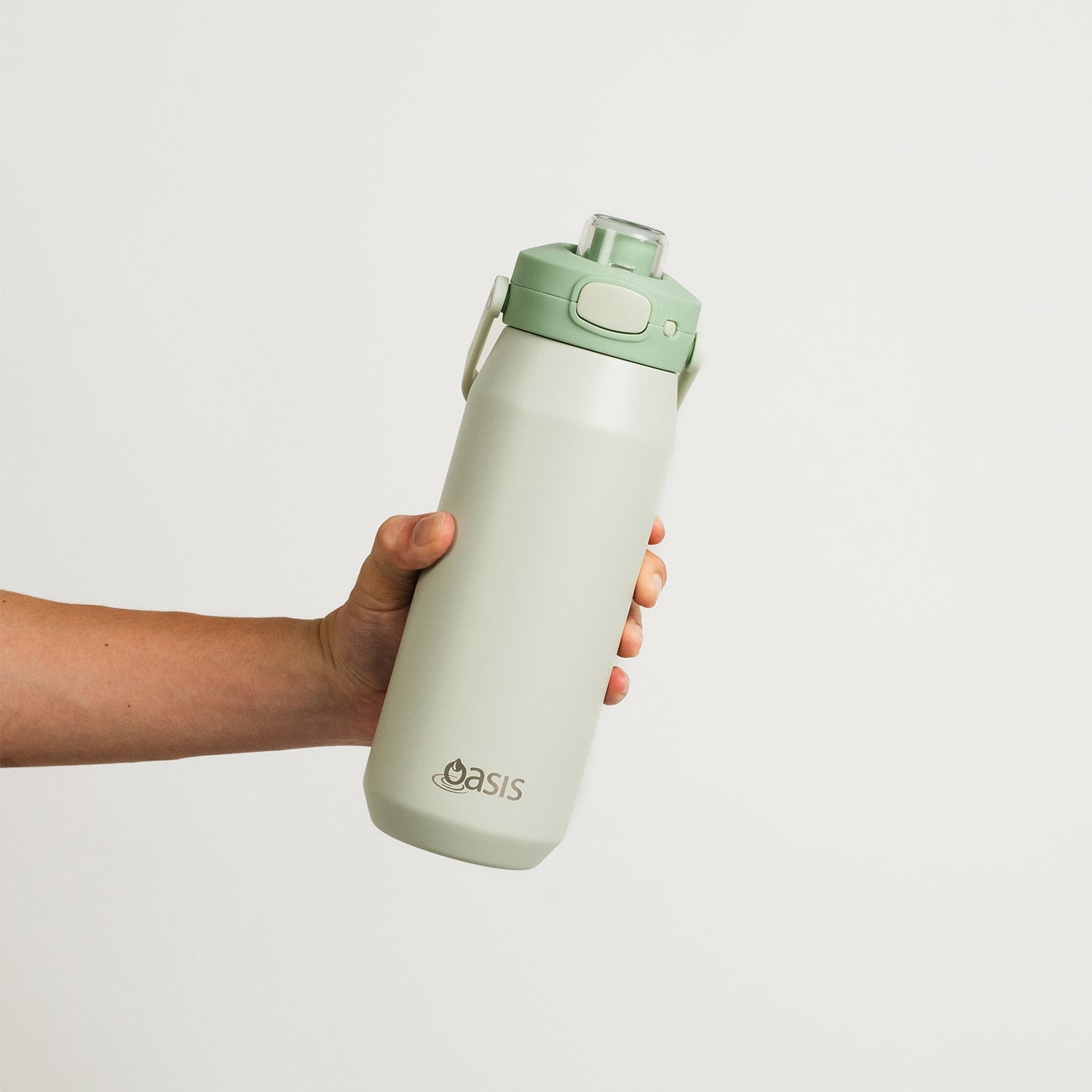 Oasis Ceramic Stainless Steel Triple Wall Capri Quick Release Drink Bottle 750ML