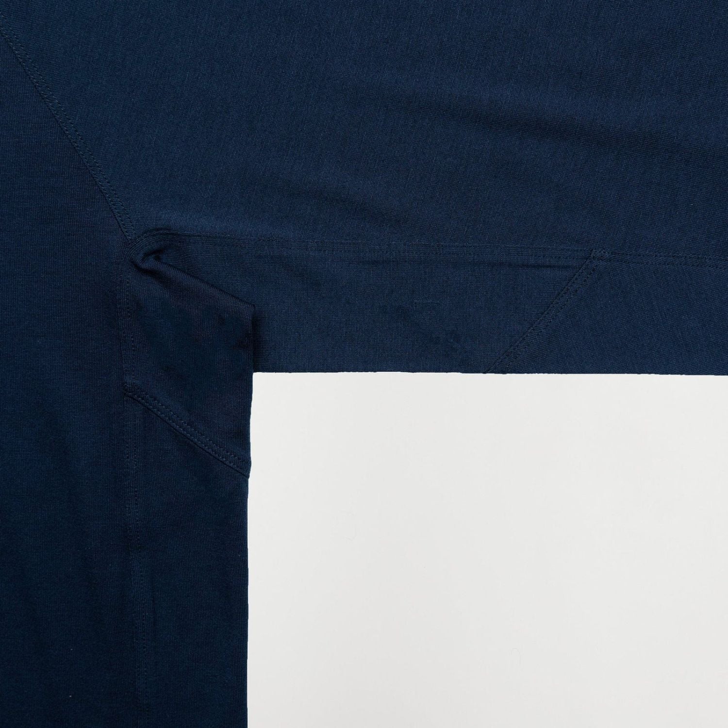 Paire Merino Wool-Blend Unisex Long Sleeve T-Shirt (Navy)