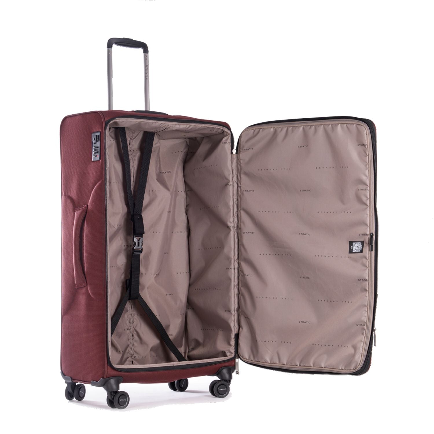 Stratic Bendigo Light + Suitcase L With Front Access Opening