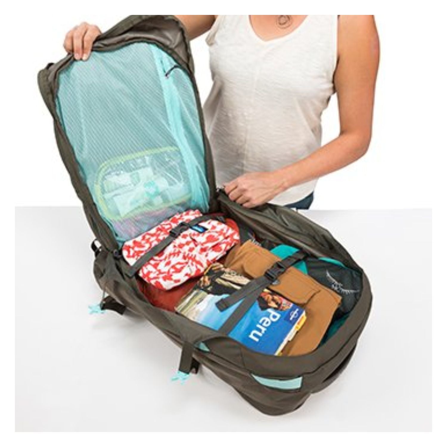 Osprey Fairview Travel Pack 55 Backpack - Extra Small/Small - Women's Travel - Trekking | Backpacking Packs, Bags, Bags for Women, Osprey, SGTrek, SGTrek Osprey, Travel Backpacks | Osprey-4