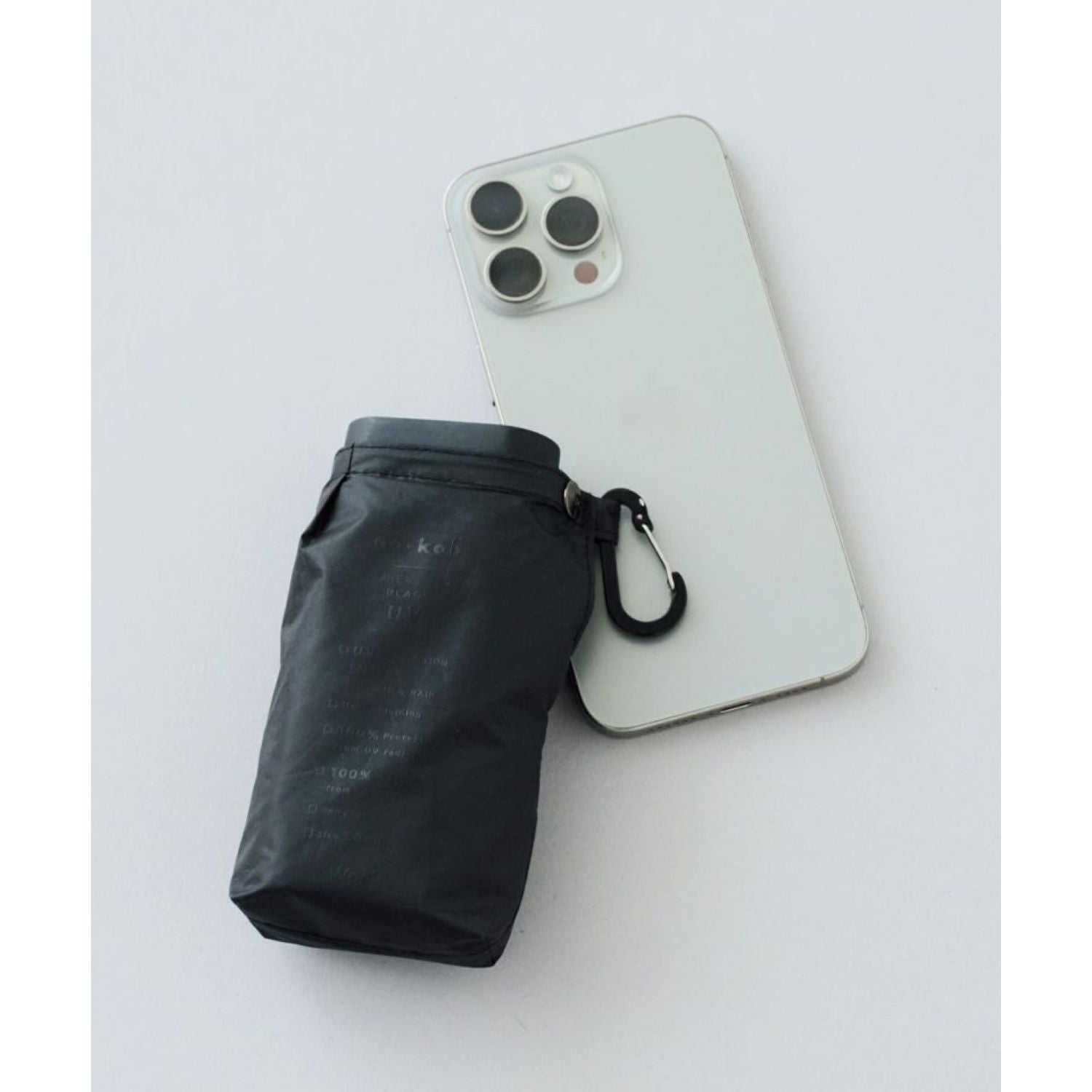 WPC Go-Koh Premium Black Compact UV Protection UPF 50+ Umbrella 50cm