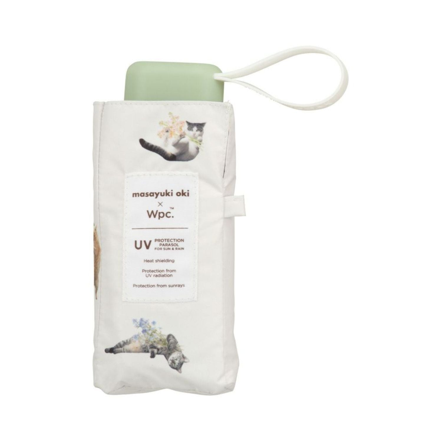 WPC X Masayuki Oki Neko (2025) UV Protection UPF 50+ Umbrella 47cm
