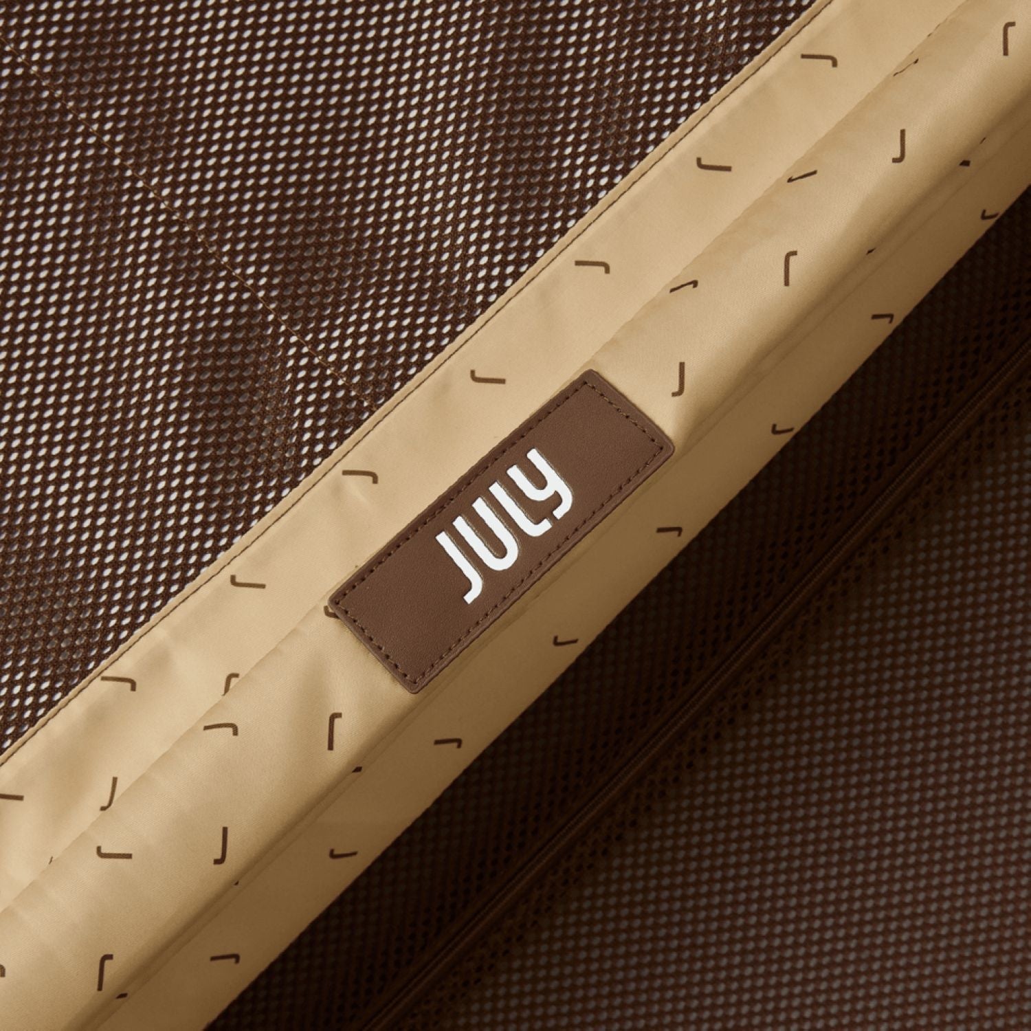 July Checked Plus Expandable Polycarbonate 28" Luggage