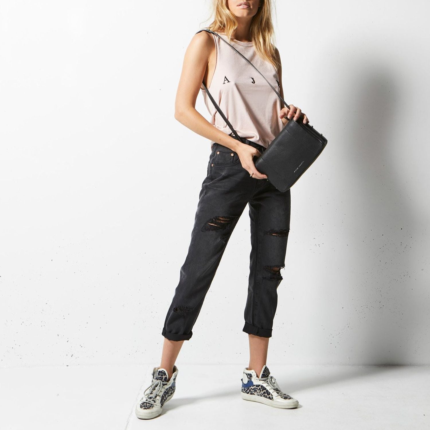Status Anxiety Succumb Italian Leather Crossbody