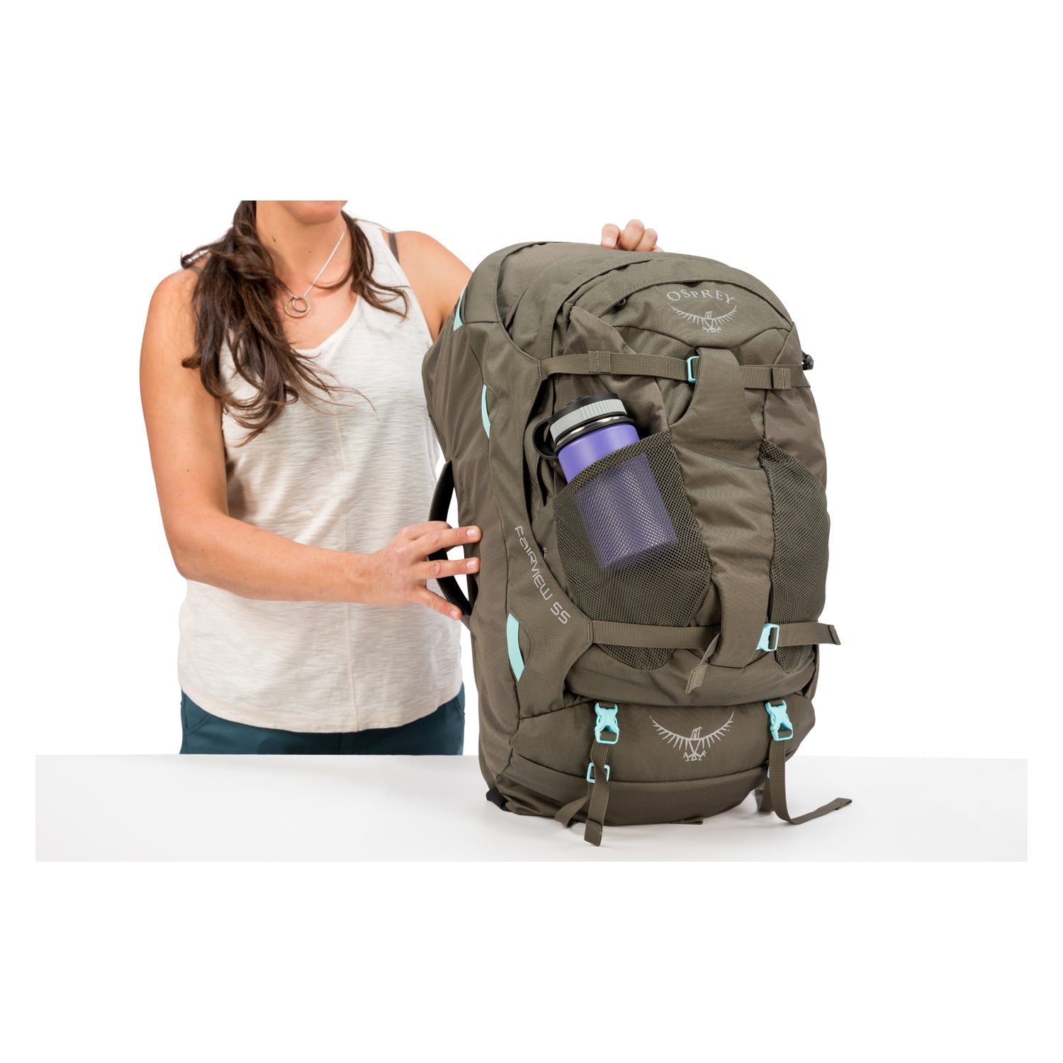 Osprey Fairview Travel Pack 55 Backpack - Small/Medium - Women's Travel - Trekking | Backpacking Packs, Bags, Bags for Women, Osprey, SGTrek, SGTrek Osprey, Travel Backpacks | Osprey-5