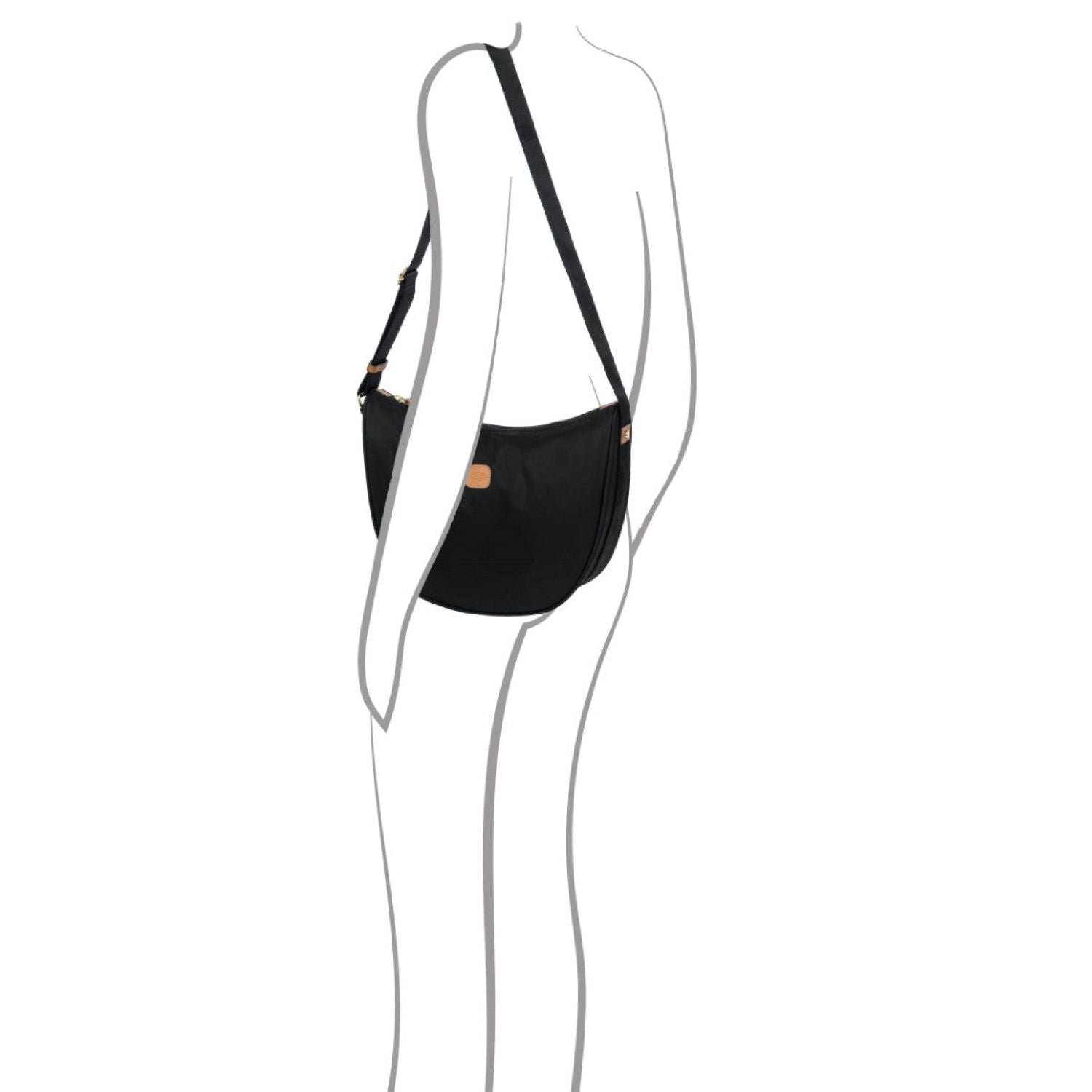 BRIC'S X-Bag Half Moon Bag - Medium