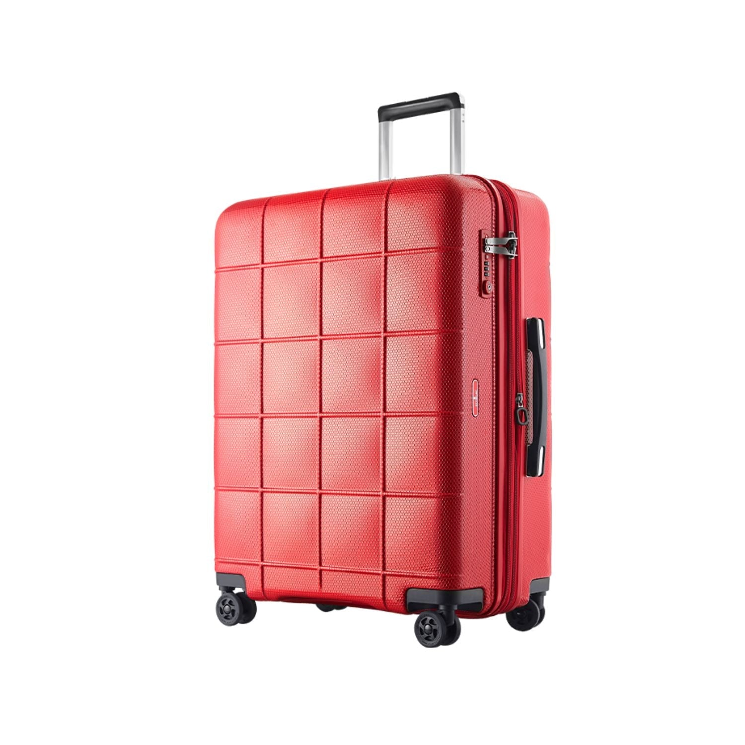 Echolac Square Pro 24" Medium Upright Luggage with Super Silent Spinner Wheels | Hard Case Luggage, Luggage, Medium Size Luggage | Echolac-9
