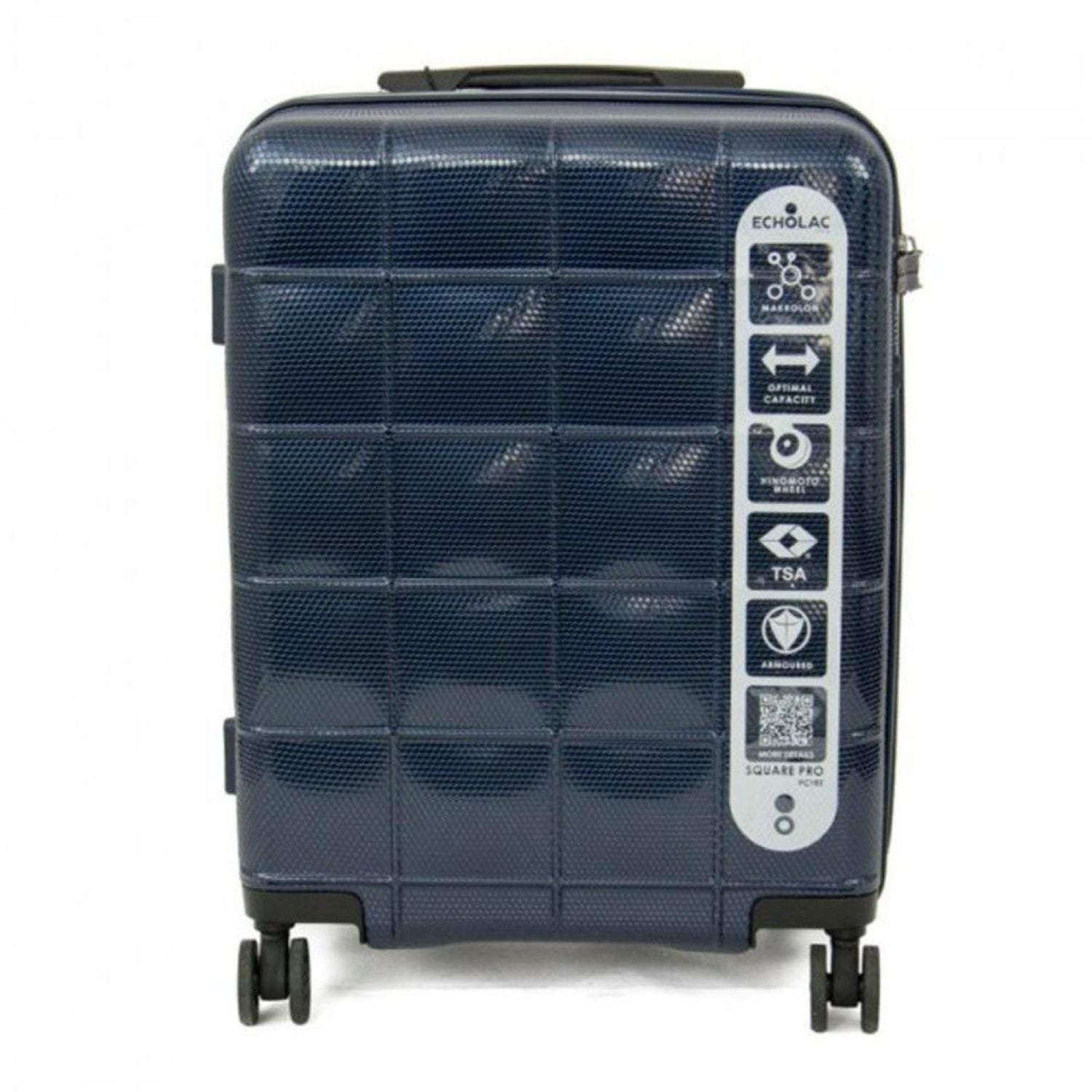 Echolac Square Pro 28" Upright Large Luggage with Super Silent Spinner Wheels | Hard Case Luggage, Large Size Luggage, Luggage | Echolac-4
