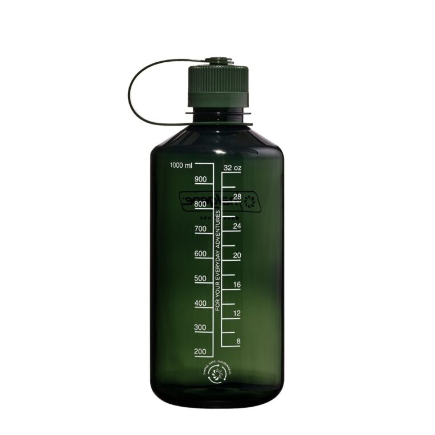 Nalgene 32oz Narrow Mouth Sustain Water Bottle (Monochrome) | Gifts & Lifestyle, Non-insulated Water Bottles, Travel Accessories, Water Bottles | Nalgene Water Bottles-14