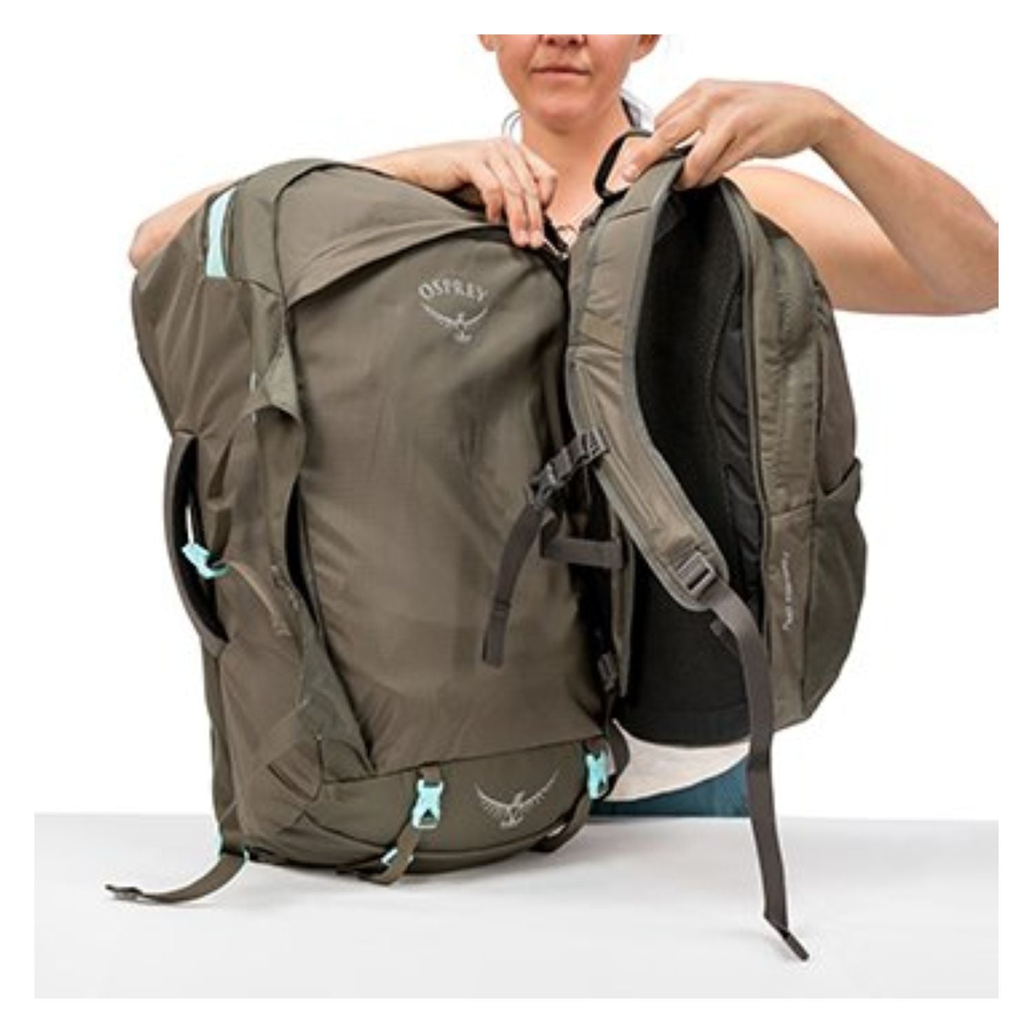 Osprey Fairview Travel Pack 55 Backpack - Extra Small/Small -  Women's Travel - Trekking | Backpacking Packs, Bags, Bags for Women, Osprey, SGTrek, SGTrek Osprey, Travel Backpacks | Osprey-16
