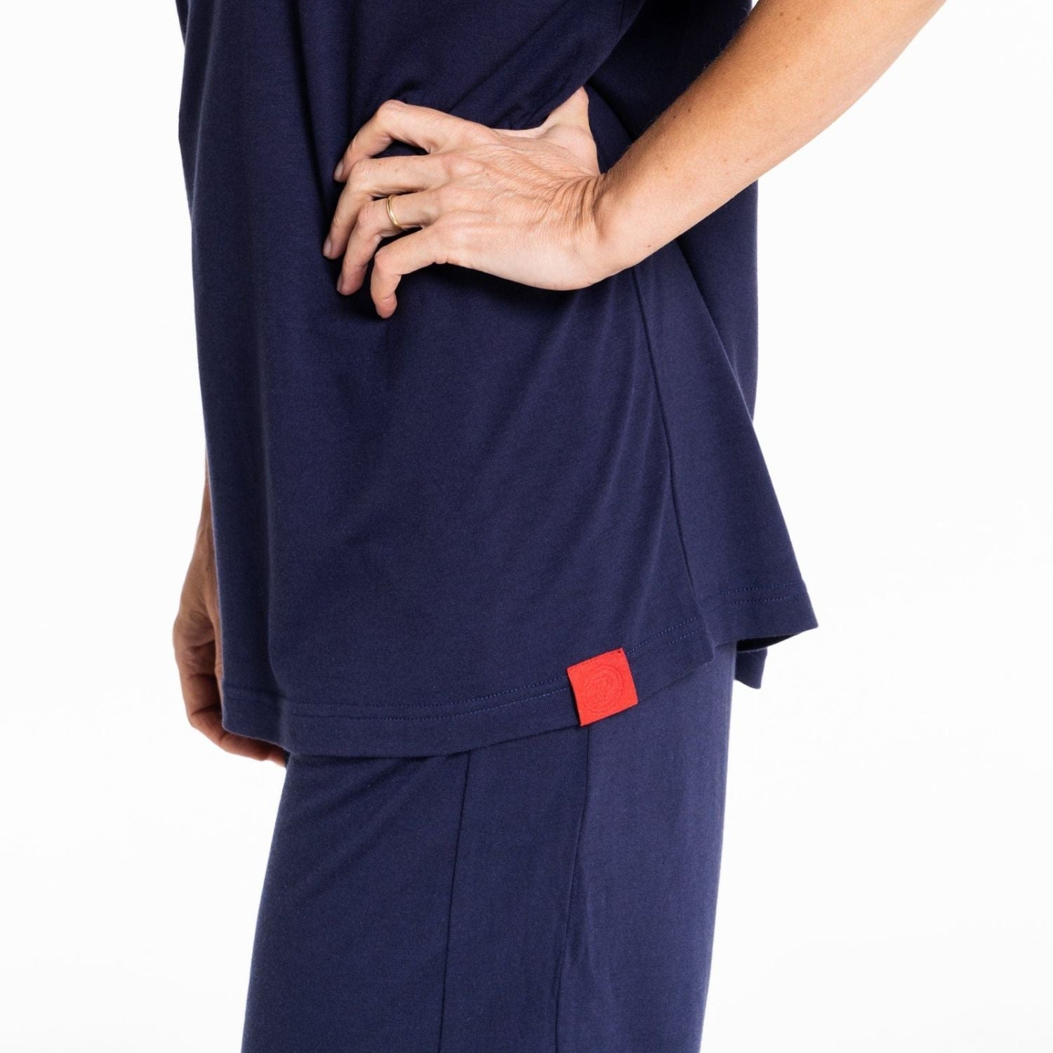 Paire Merino Wool-Blend T-Shirt Unisex (Black)