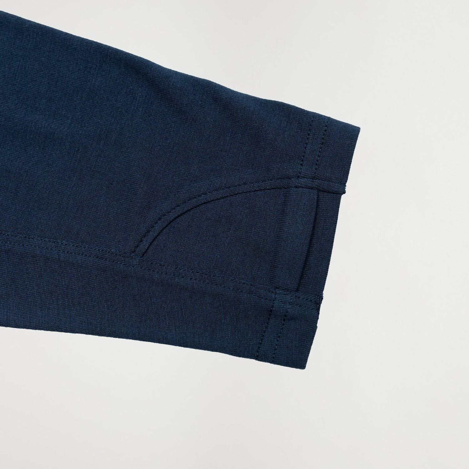 Paire Merino Wool-Blend Unisex Long Sleeve T-Shirt (Navy)