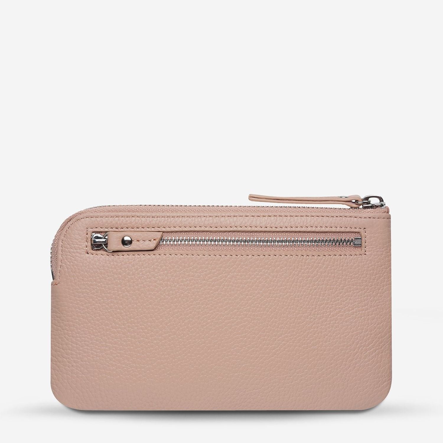 Status Anxiety Smoke And Mirrors Zip Leather Pouch