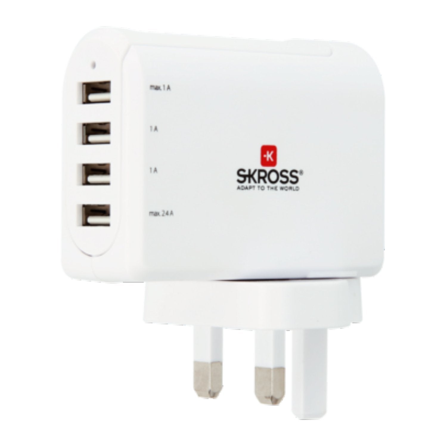 Skross UK 4 Port USB Charger