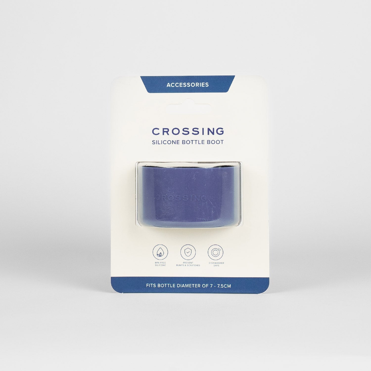 Crossing Silicone Water Bottle Boot - Fits Diameter 7-7.5cm (550ml) Blistered Pack