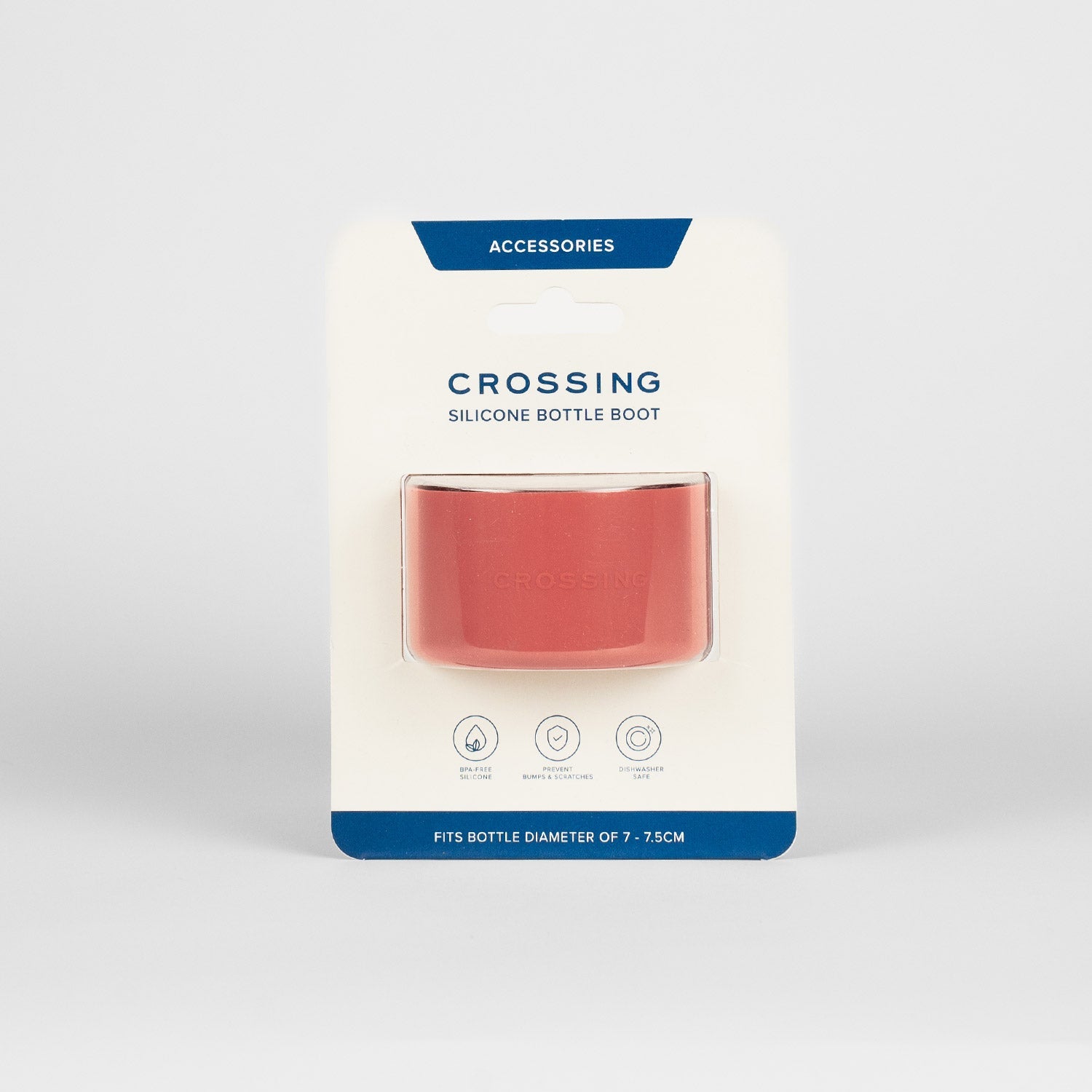 Crossing Silicone Water Bottle Boot - Fits Diameter 7-7.5cm (550ml) Blistered Pack