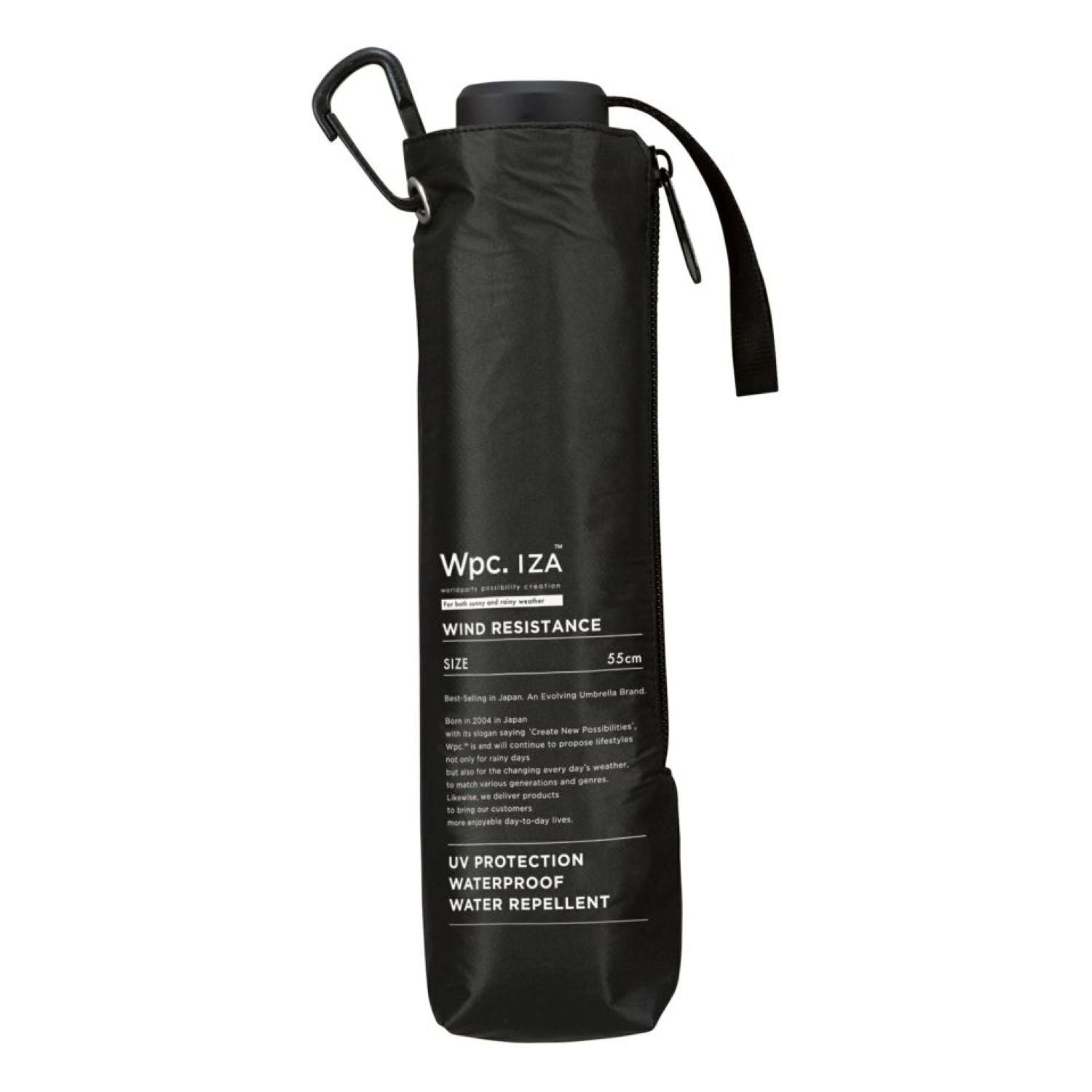 WPC IZA Wind Resistance (2025) UV Protection UPF 50+ Men's Umbrella 55cm