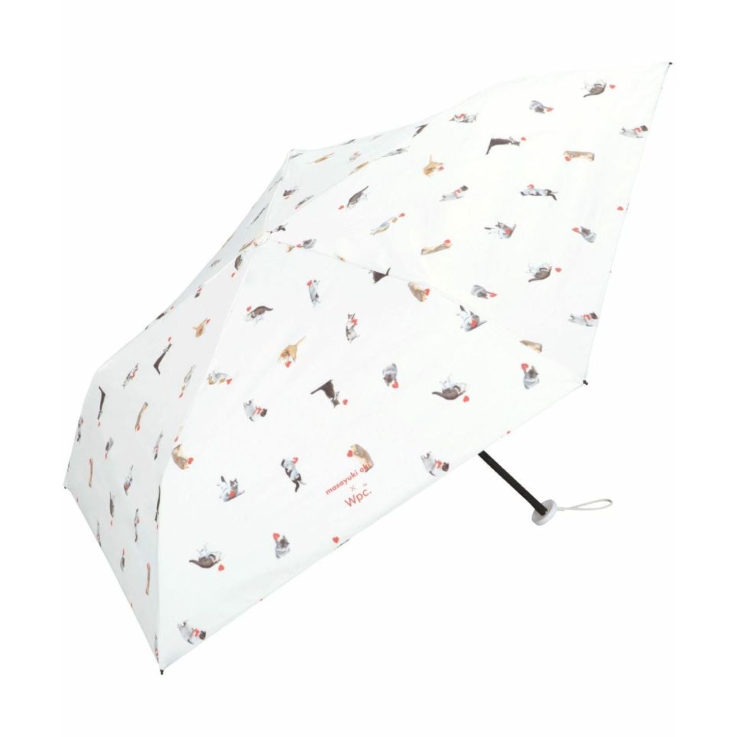 WPC X Masayuki Oki Neko (2025) UV Protection UPF 50+ Umbrella 49cm