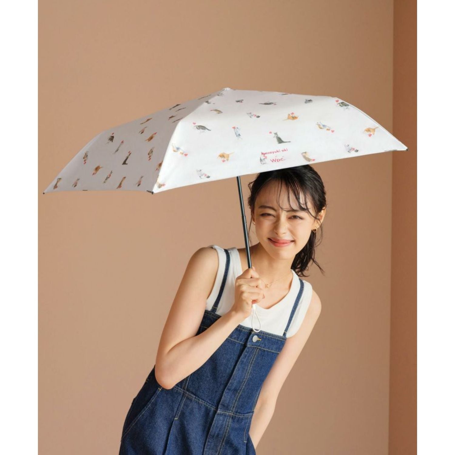 WPC X Masayuki Oki Neko (2025) UV Protection UPF 50+ Umbrella 49cm